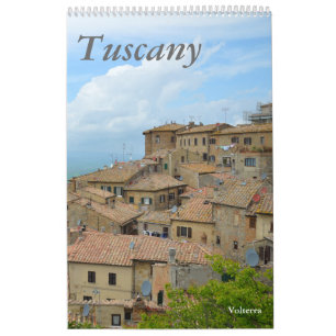 Calendario fotográfico de Italia de la Toscana de