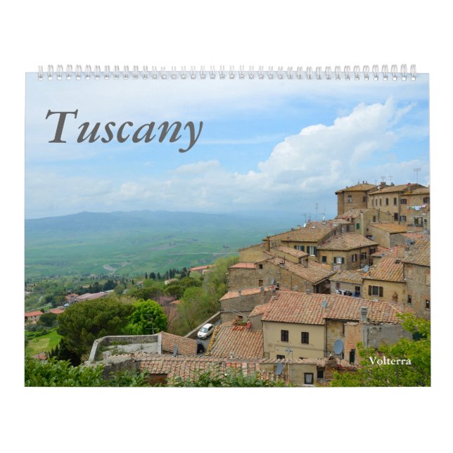 Calendario fotográfico de Italia de la Toscana de  (Tapa)