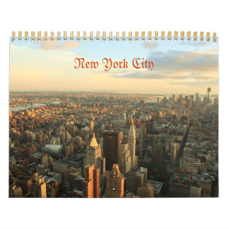 Calendario fotográfico de la ciudad de Nueva York