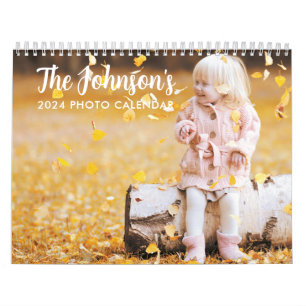 Calendario fotográfico de la familia 2026   Texto 