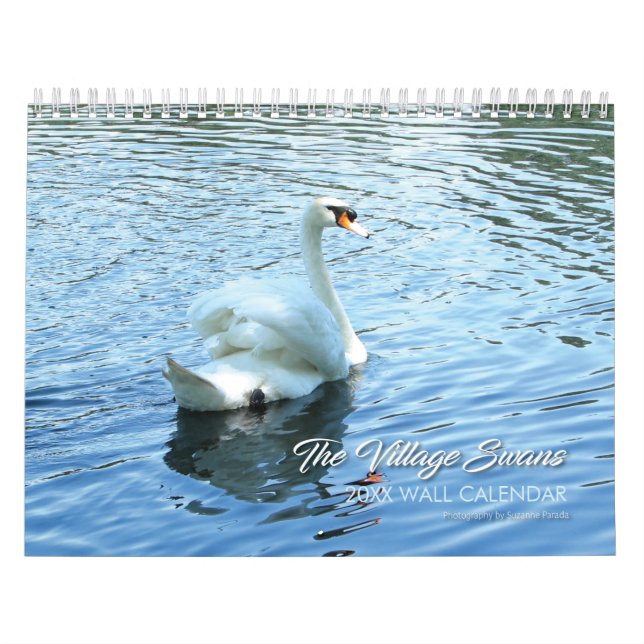 Calendario fotográfico de la familia de cisnes de  (Tapa)