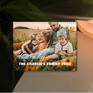 Calendario fotográfico de la familia de Personaliz