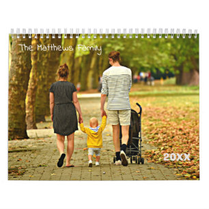 Calendario fotográfico de la familia Personalizado