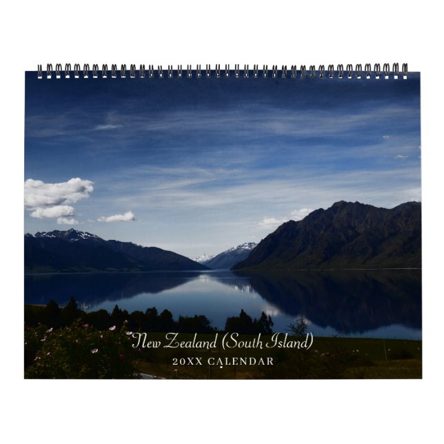Calendario fotográfico de la Isla del Sur de Nueva (Tapa)