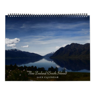 Calendario fotográfico de la Isla del Sur de Nueva