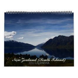 Calendario fotográfico de la Isla del Sur de Nueva