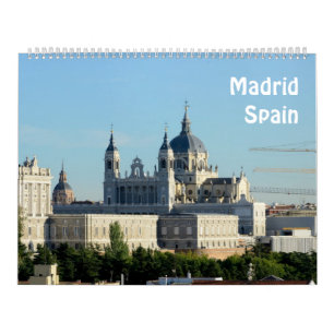 Calendario fotográfico de Madrid, España, 12 meses