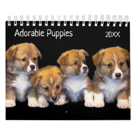 Calendario fotográfico de Mascotas de Cute Puppies