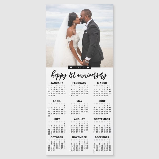 Calendario fotográfico de mensajes personalizados  (Anverso)