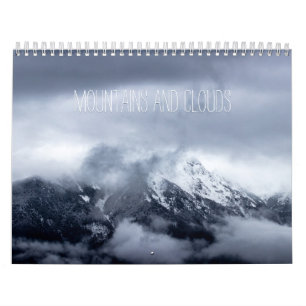 Calendario fotográfico de montañas y nubes