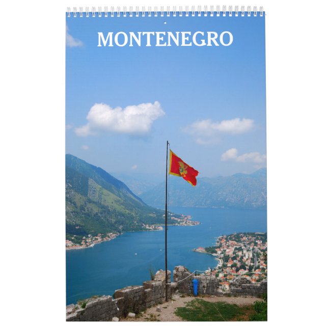 Calendario fotográfico de Montenegro de 12 meses (Tapa)