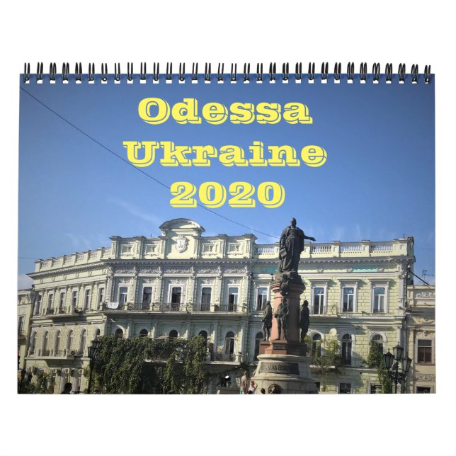 Calendario fotográfico de Odessa Ucrania (Tapa)