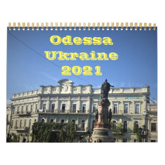 Calendario fotográfico de Odessa Ucrania 2021