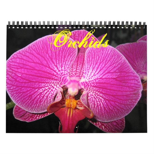 Calendario fotográfico de orquídeas (Tapa)