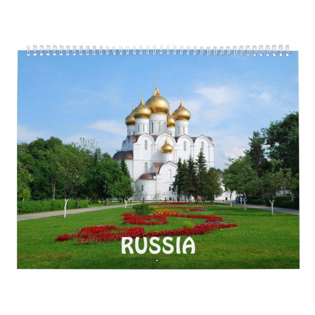 Calendario fotográfico de Rusia de 12 meses (Tapa)