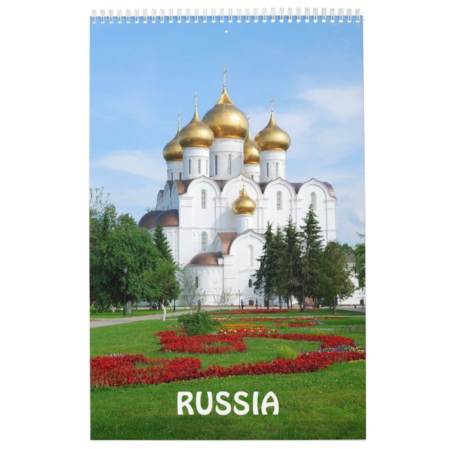 Calendario fotográfico de Rusia de 12 meses (Tapa)