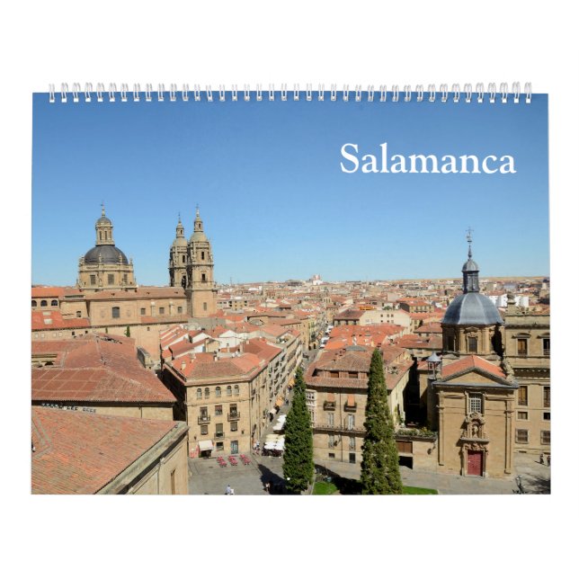 Calendario fotográfico de Salamanca, España, 12 me (Tapa)