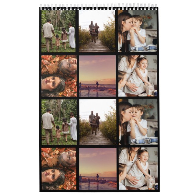Calendario fotográfico de su familia Personalizado (Tapa)