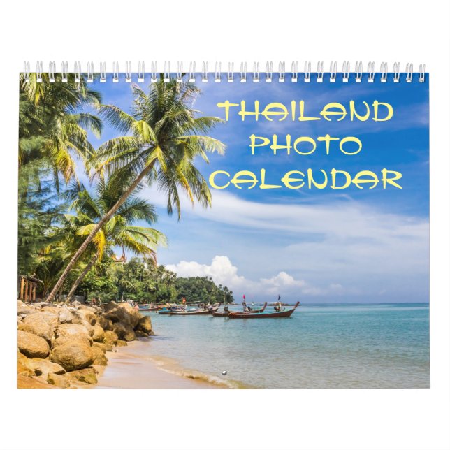 Calendario fotográfico de Tailandia (Tapa)