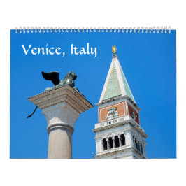 Calendario fotográfico de Venecia de 12 meses