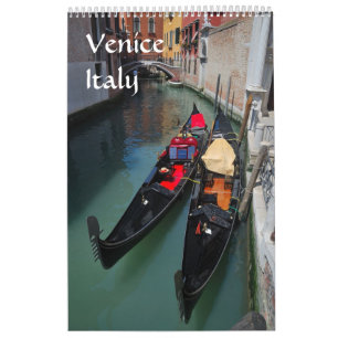 Calendario fotográfico de Venecia de 12 meses