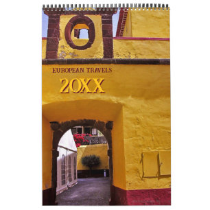 Calendario fotográfico de viajes de Europa