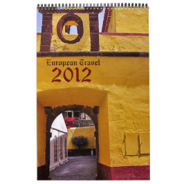 Calendario fotográfico de viajes de Europa