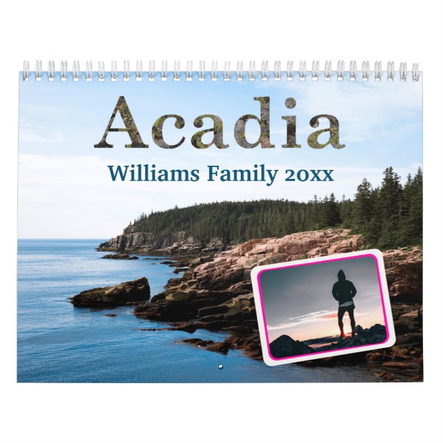 Calendario fotográfico del Parque Nacional Acadia  (Tapa)