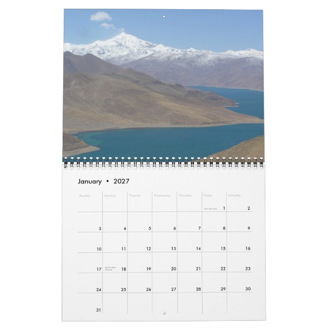 Calendario fotográfico del Tíbet 2014 (Jan 2027)