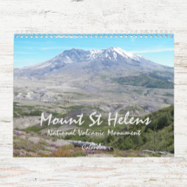 Calendario fotográfico del volcán Monte St Helens