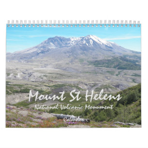 Calendario fotográfico del volcán Monte St Helens