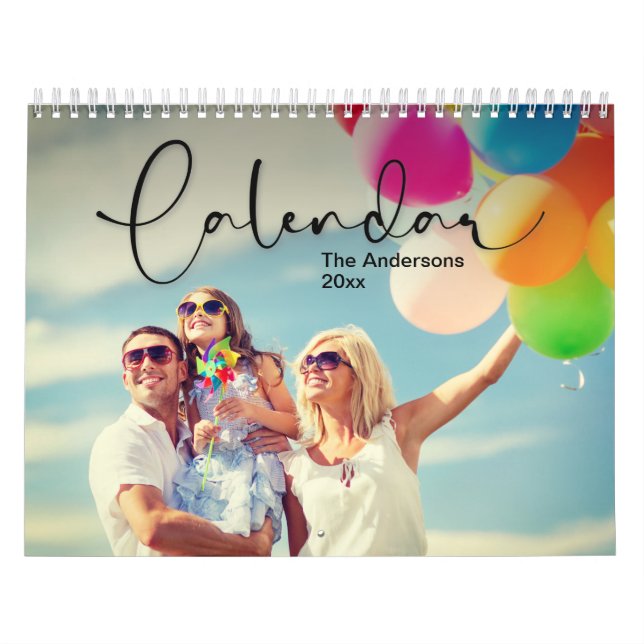 Calendario fotográfico familiar, calendario Person (Tapa)