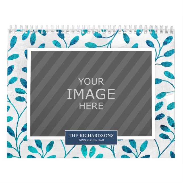 Calendario fotográfico familiar con antecedentes e (Tapa)