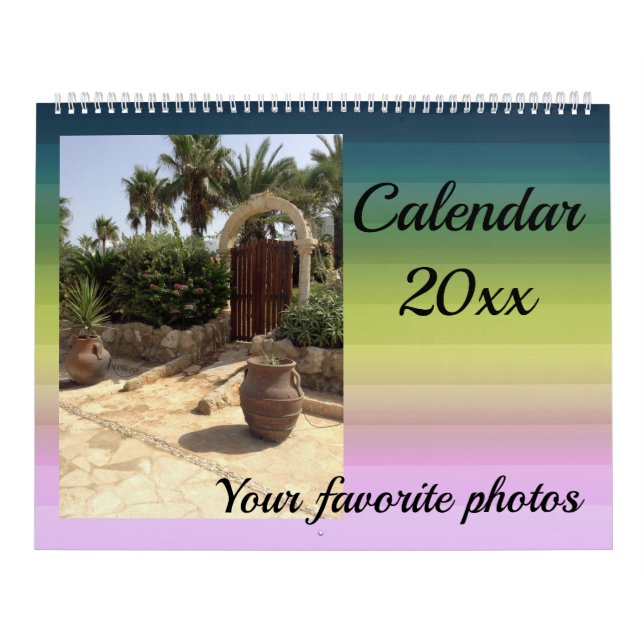 Calendario fotográfico, foto (Tapa)