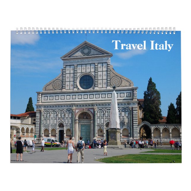 Calendario fotográfico italiano de 12 meses (Tapa)
