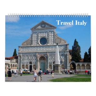 Calendario fotográfico italiano de 12 meses