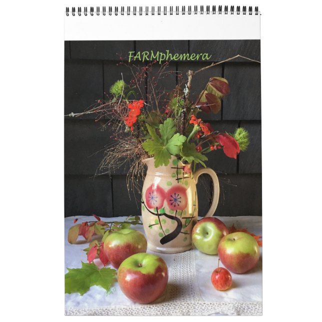 Calendario fotográfico ORIGINAL de FARMphemera (Tapa)