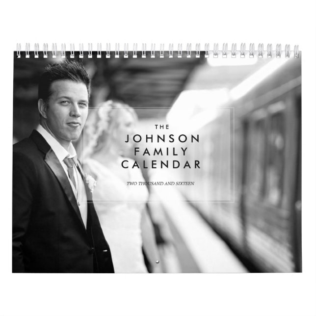 Calendario fotográfico personalizado (Tapa)