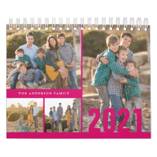 Calendario fotográfico Personalizado 2021 Crea tu 