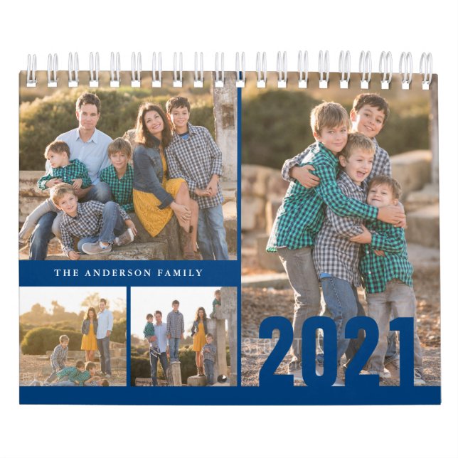 Calendario fotográfico Personalizado 2021 cree su  (Tapa)