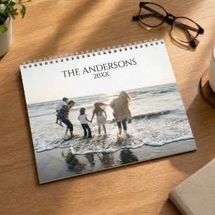 Calendario fotográfico Personalizado 2025   Texto 