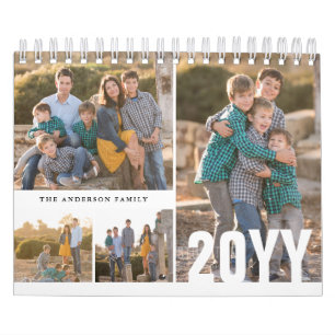 Calendario fotográfico Personalizado de 2021 Moder