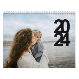 Calendario fotográfico personalizado de 2024