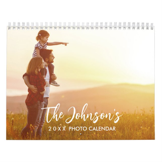 Calendario fotográfico personalizado de 2026 (Tapa)