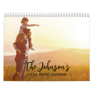 Calendario fotográfico personalizado de 2026