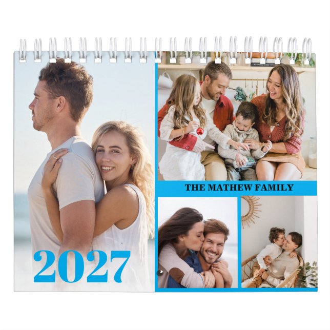 Calendario fotográfico Personalizado de 2027 Simpl (Tapa)