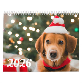 Calendario fotográfico personalizado - Perro, Masc