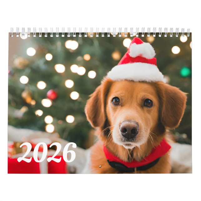 Calendario fotográfico personalizado - Perro, Masc (Tapa)