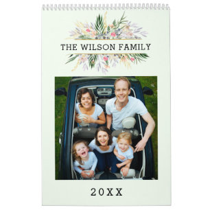 Calendario fotográfico personalizado Simple Crear 