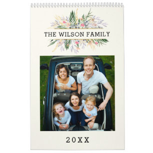 Calendario fotográfico personalizado Simple Crear 